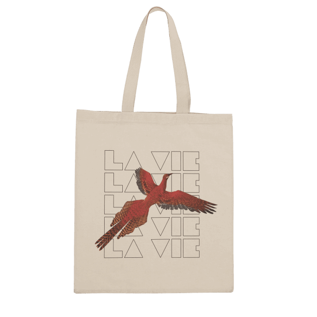 TOTE BAG OISEAU - LA VIE