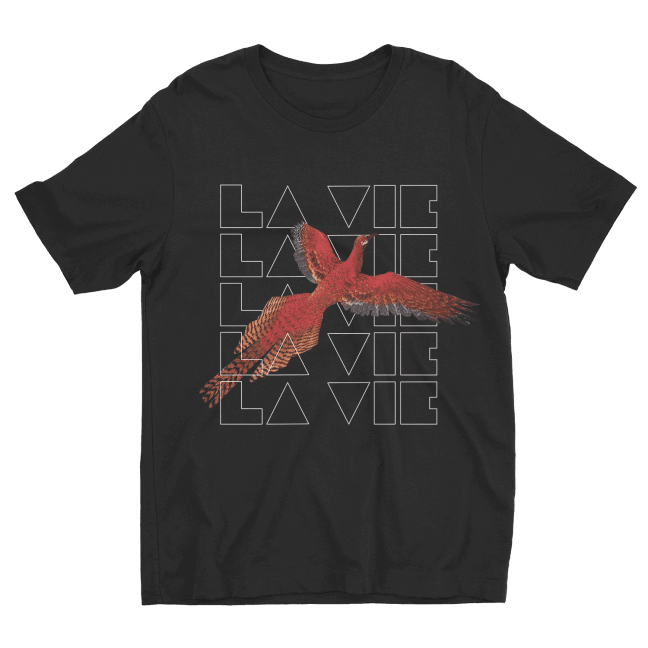 T-SHIRT OISEAU - LA VIE